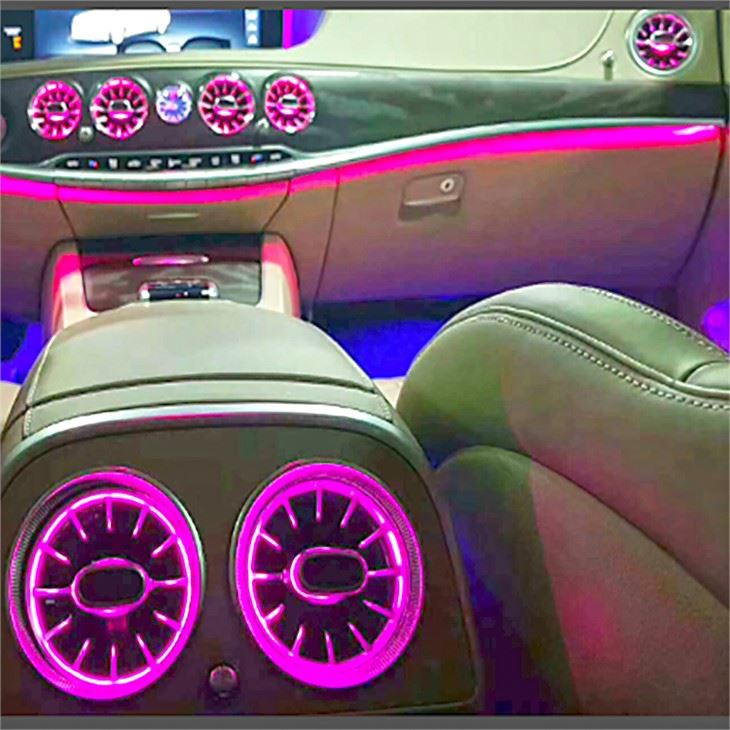 빛이있는 자동차 에어 벤트