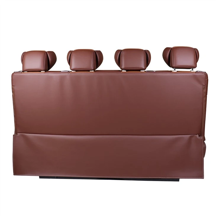 Toyota Hiace rear four-person brown sofa seat back