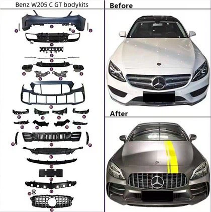 벤츠 W205 C GT 바디킷
