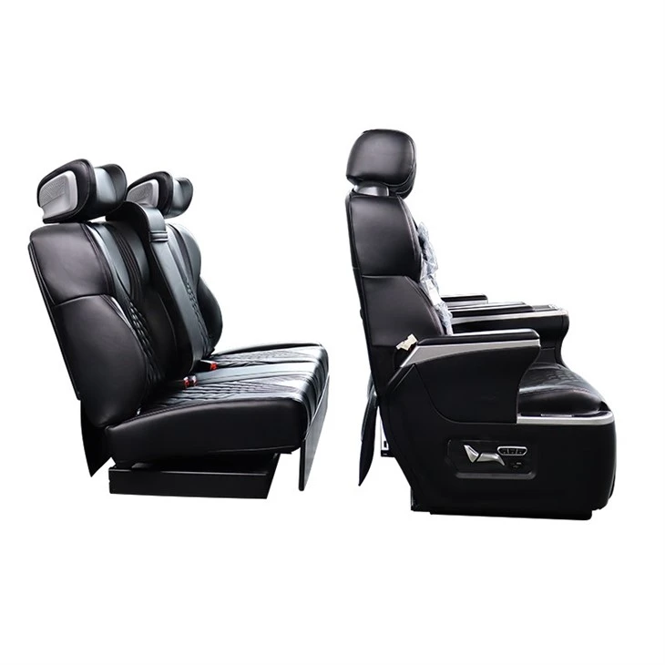 double rear van seats with belts