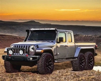 2020 Jeep Gladiator는 6x6 수정 버전으로 업그레이드될 수 있습니다.